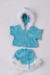 Aqua Hoodie with Boots